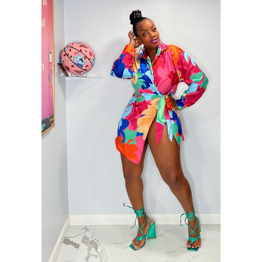 Luau Wrap Dress